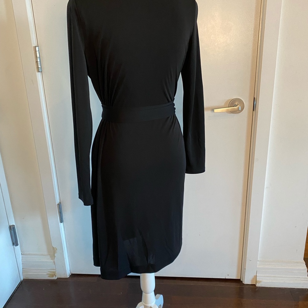 Ann Taylor black wrap dress - Picture 5 of 9